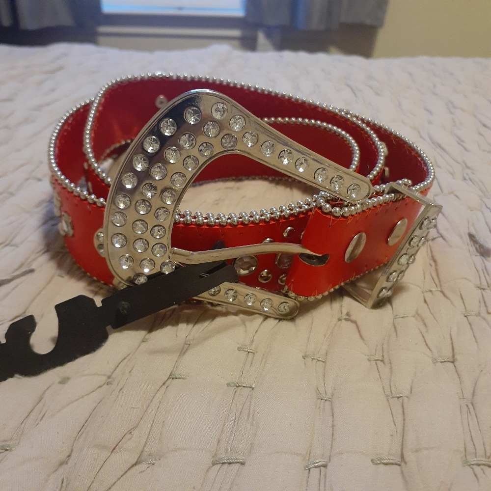 Red Western Belt